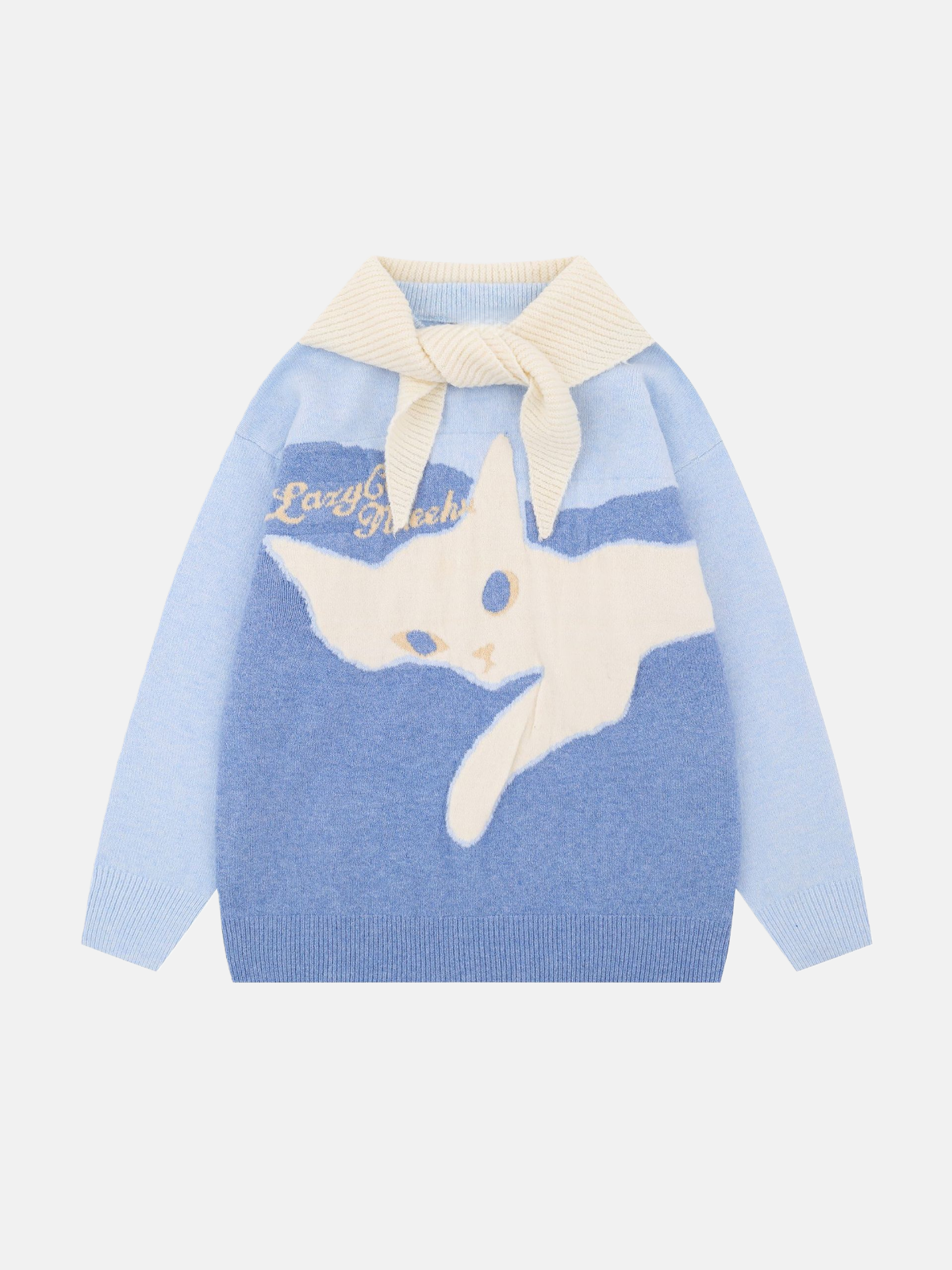 Haaura Lady Cat Bow Knit Sweater