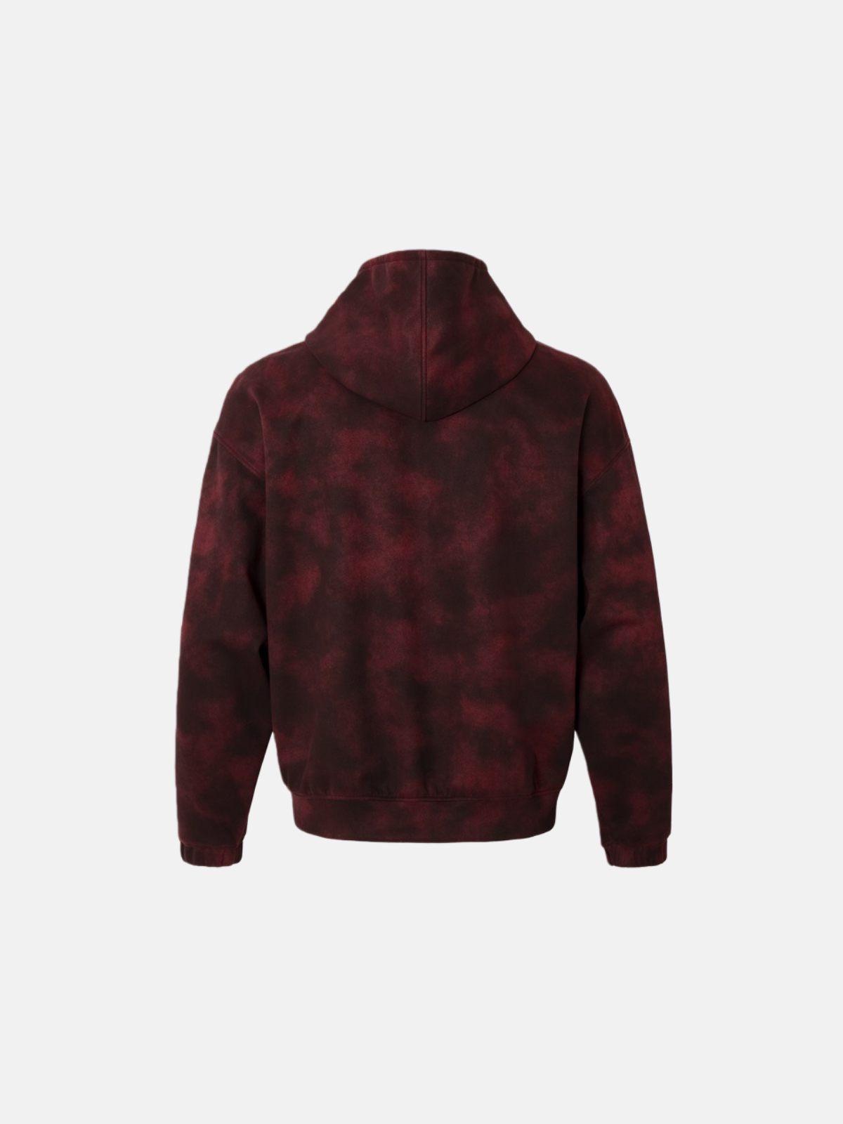 Haaura Patched & Tie-Dye Zip Hoodie