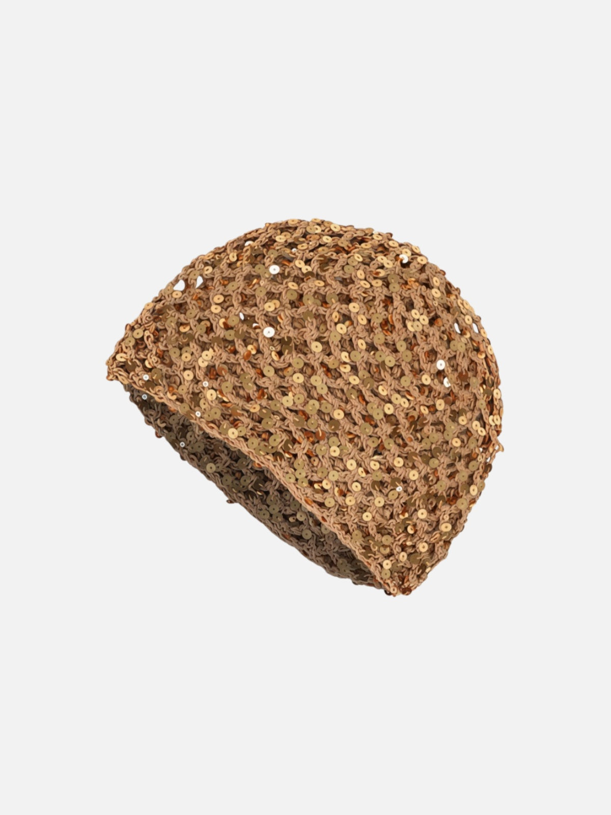 Sequin Turban Beanie
