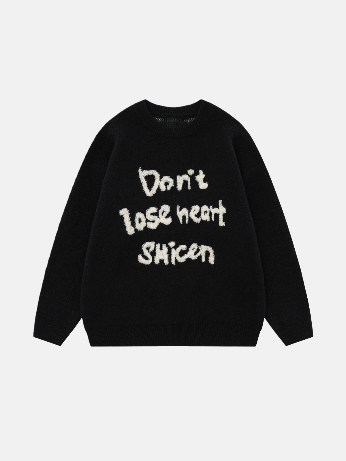 Haaura “Don‘t Lose Heart” Knit Sweater