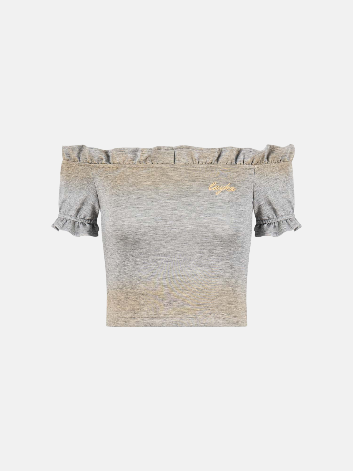 Haaura Off-Shoulder Ruffle Cayler Graphic Tee