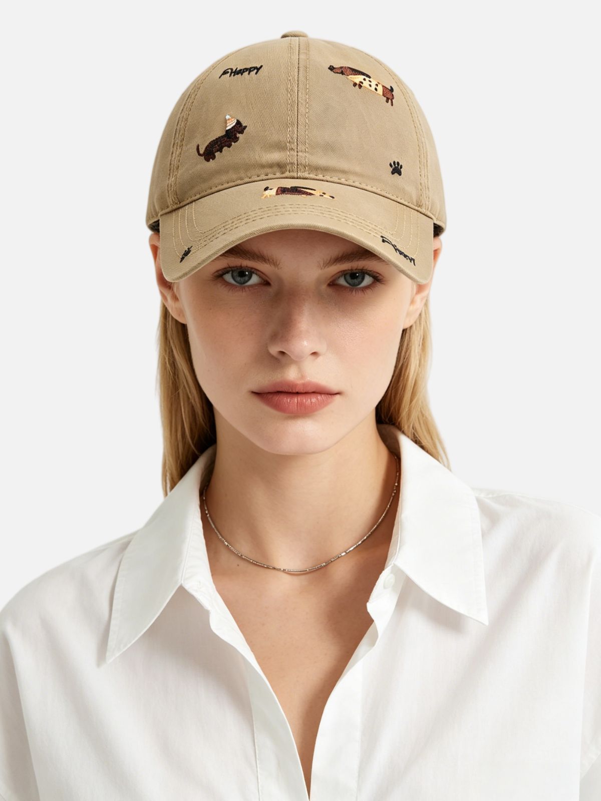Haaura Dachshund Happy Patch Cap
