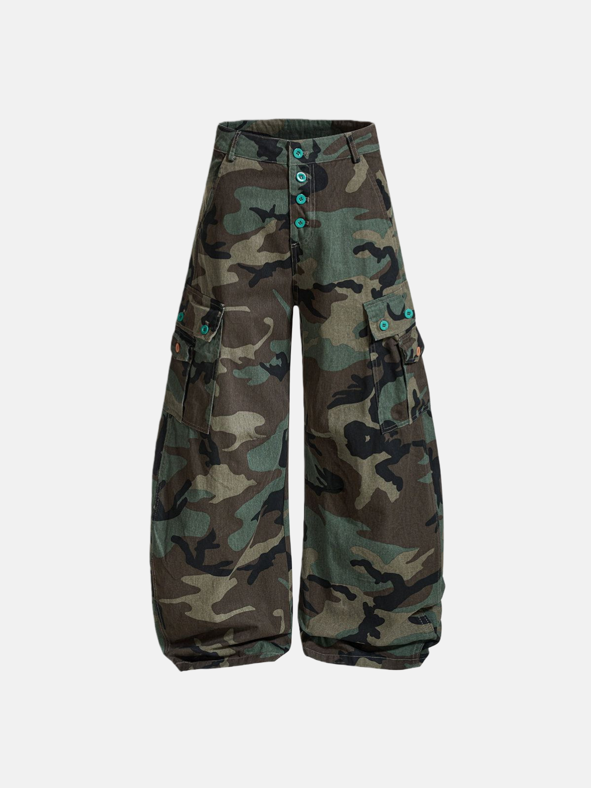 Haaura CAMO Super Baaggy Barrel Cargo Pants