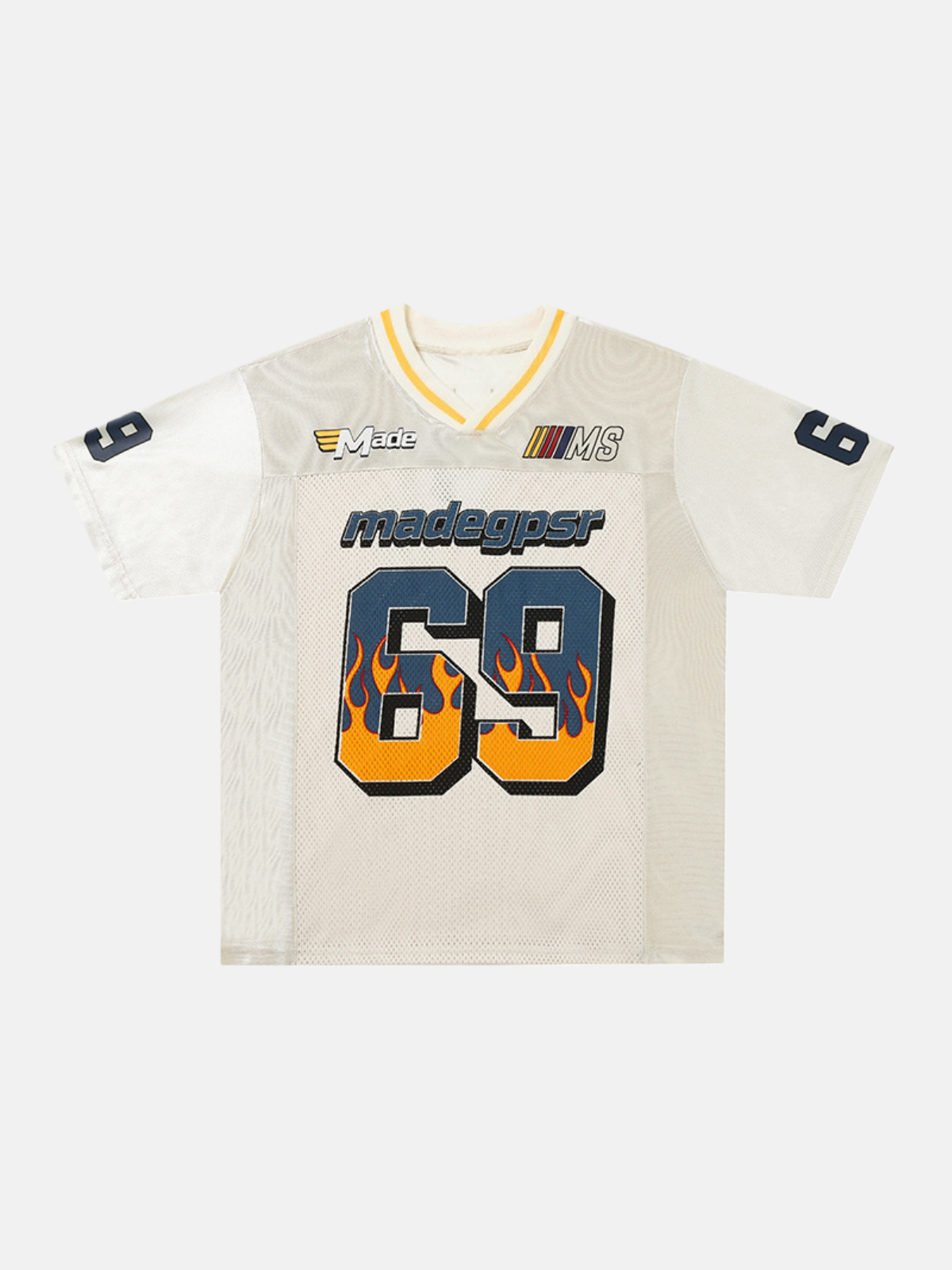 Haaura Mesh Flame 69 V-Neck Football Jersey