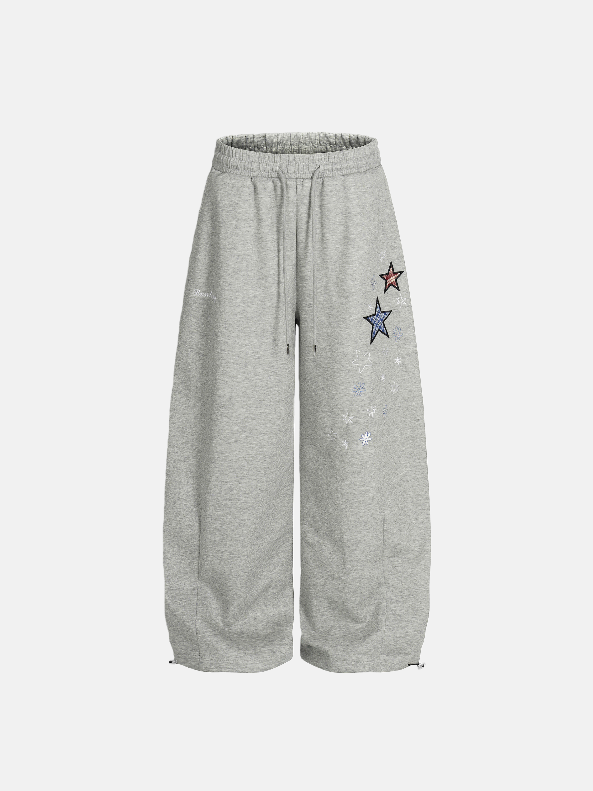 Haaura Star Floral Wide-Leg Joggers