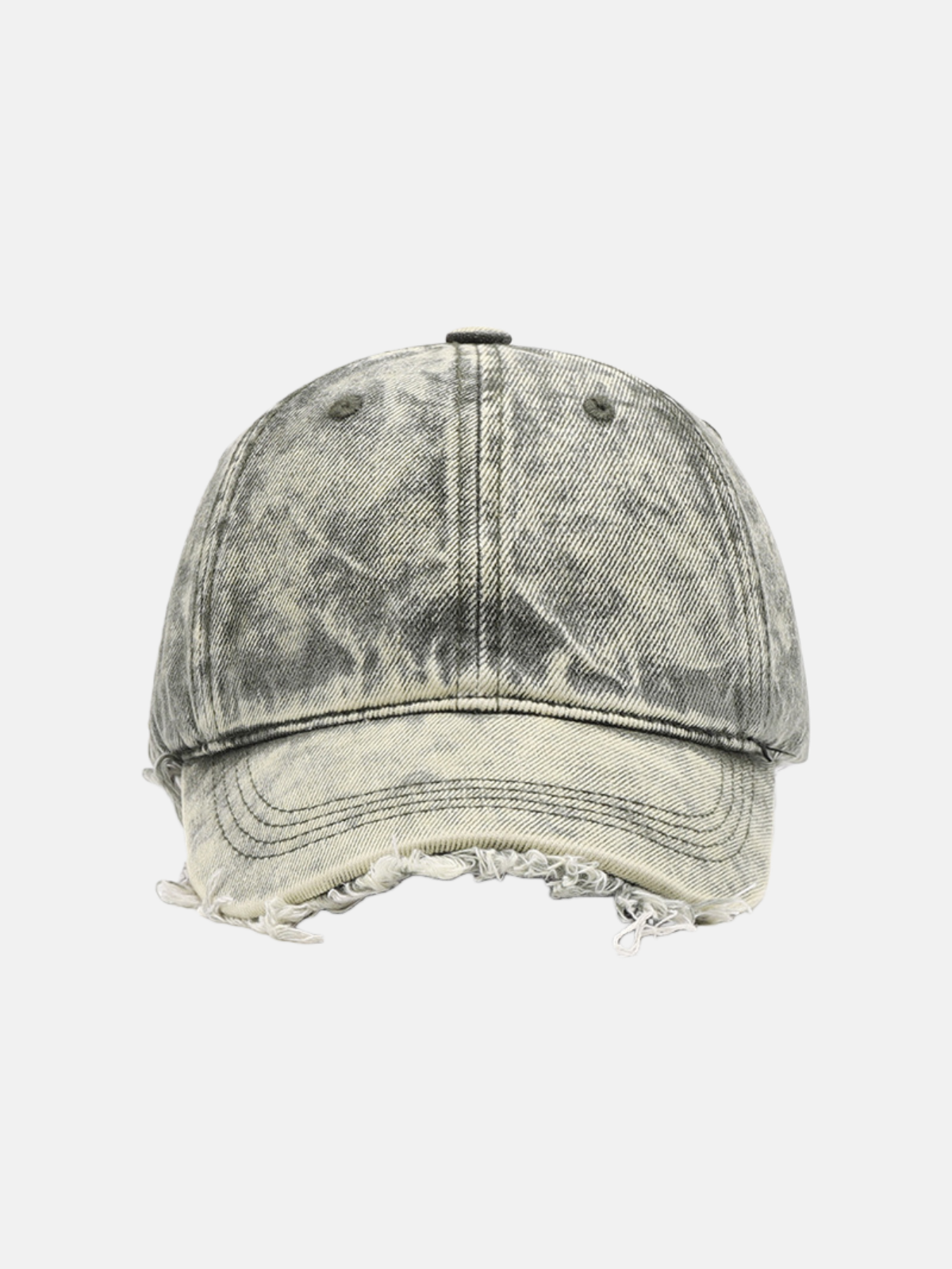 Fringe Denim Cap