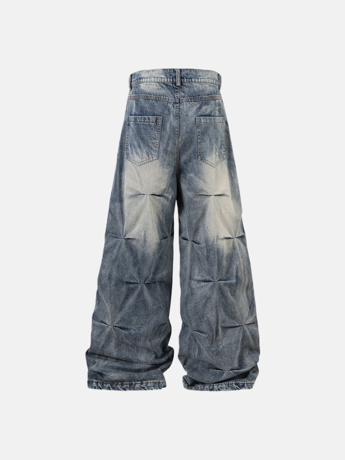 Haaura Textured Wash Super Baggy Jeans