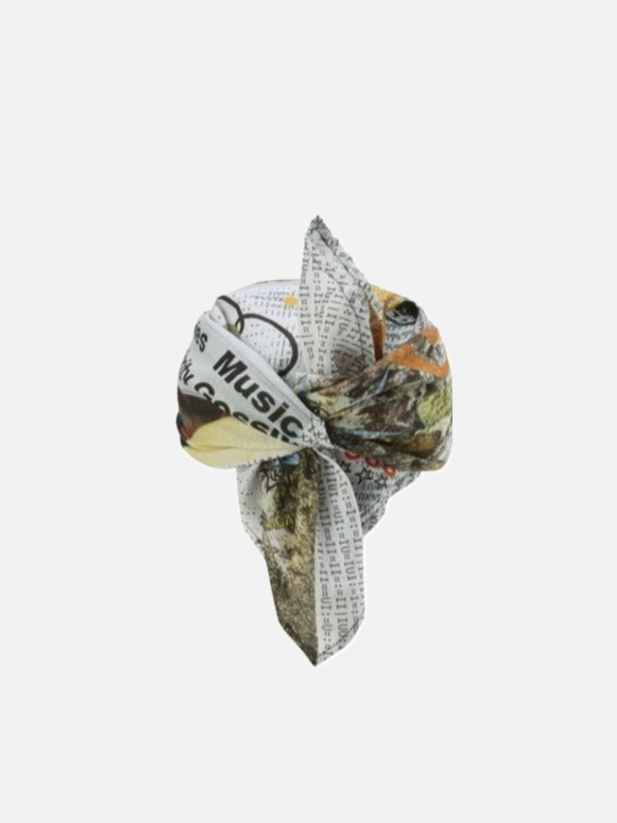 Pop Culture Newspaper Print Baseball Cap