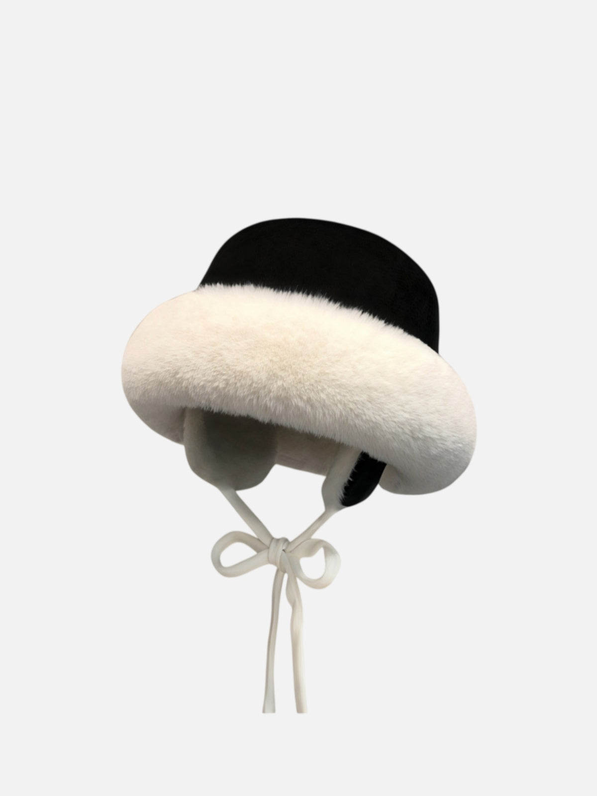 Suede Fluffy Earflap Hat