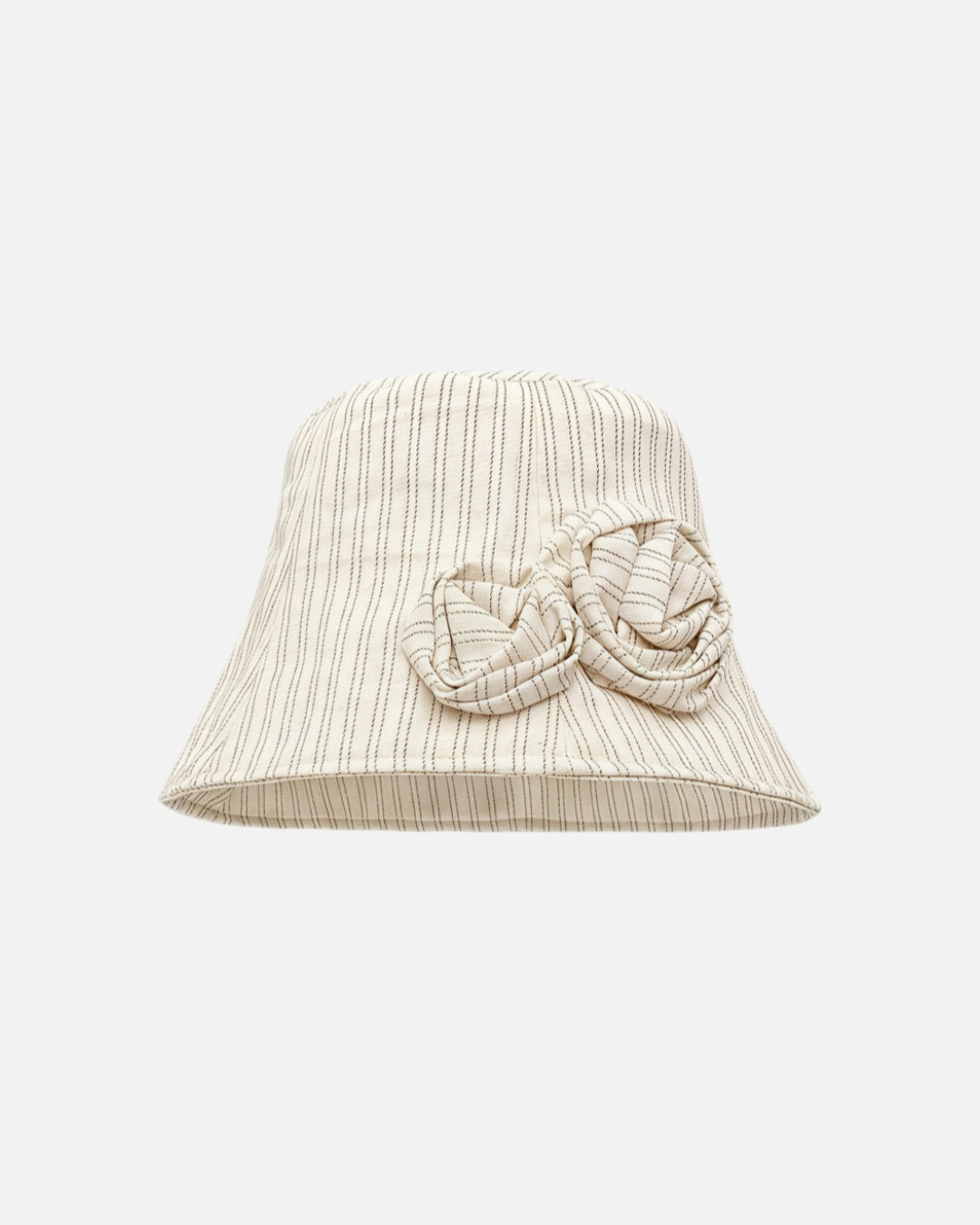 Stripe Knit Flat Cap