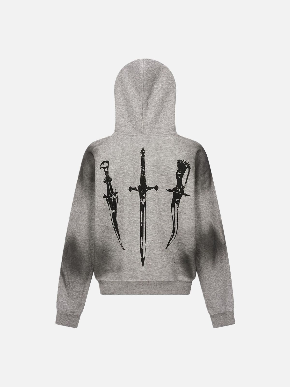 Haaura Splatter & Digital Print Zip-Up Jacket