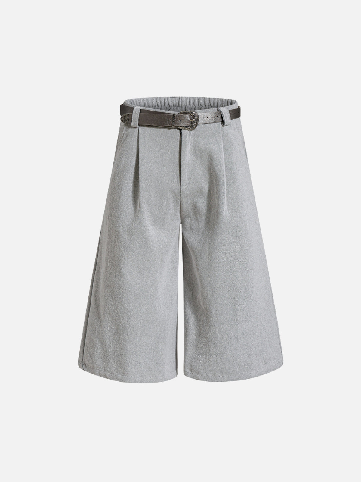Haaura Belted Raw Longline Jorts