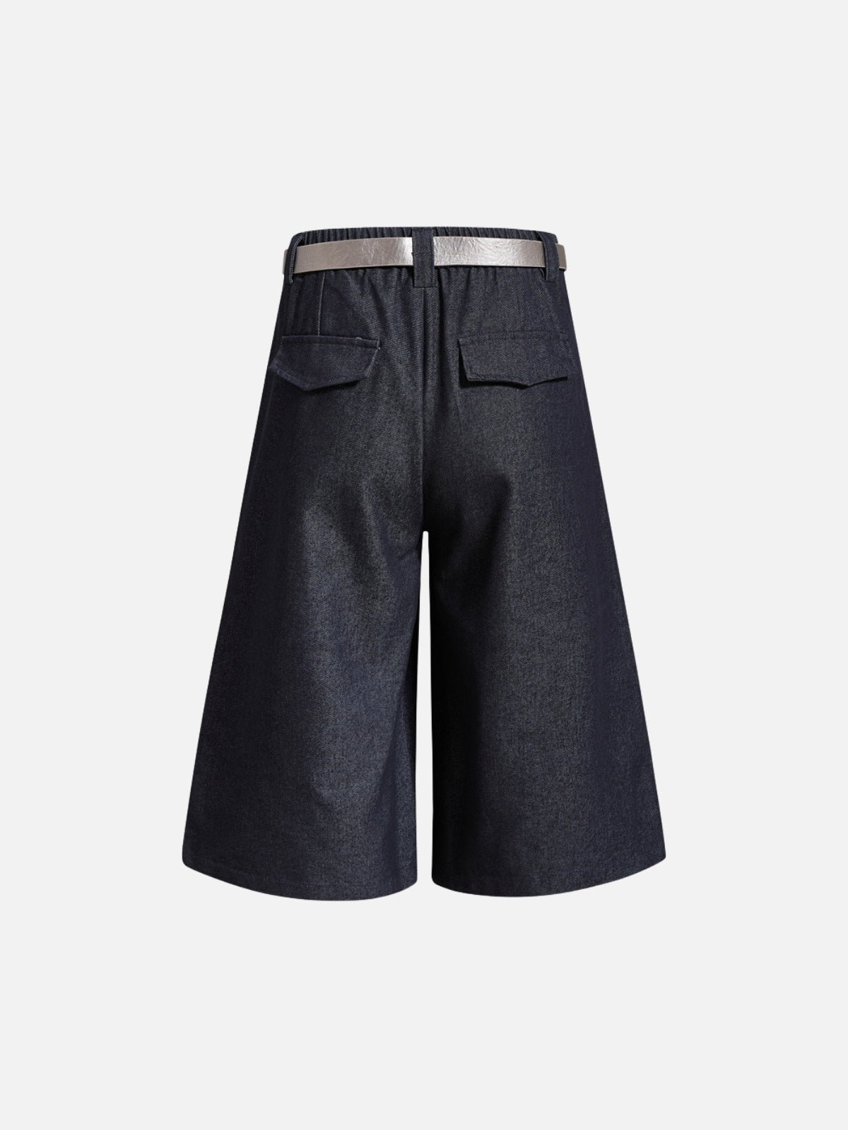 Haaura Belted Raw Longline Jorts