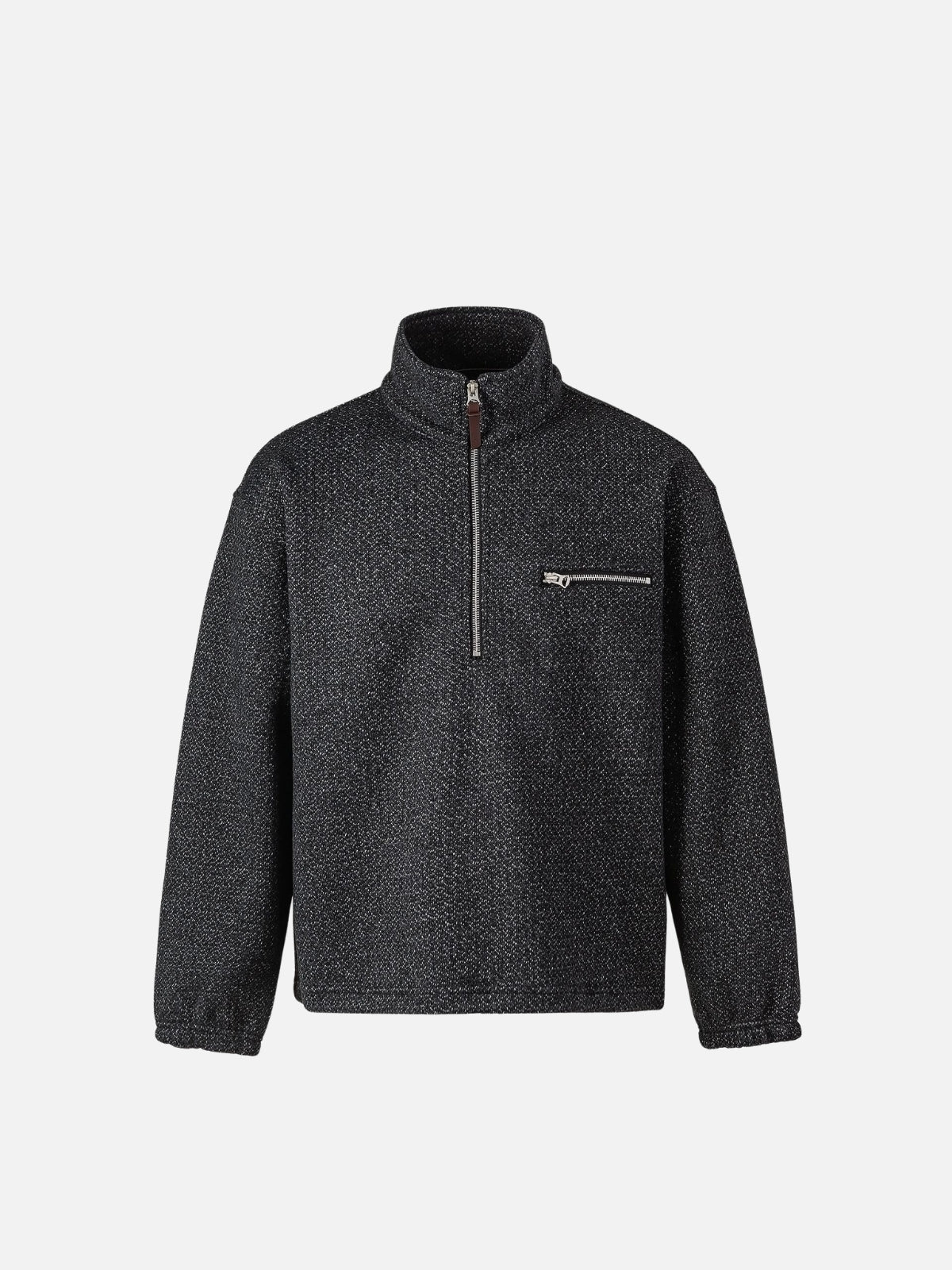 Haaura Heathered Half-Zip Jacket