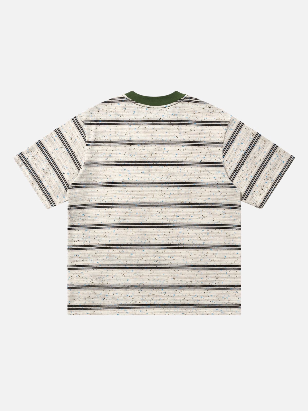 Haaura Stripe Speckled Graphic Tee