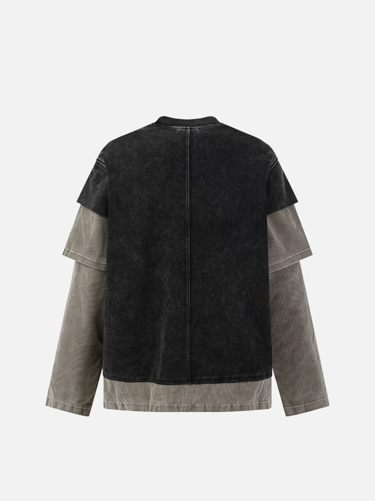 Haaura Washed Layered Long Sleeve Tee