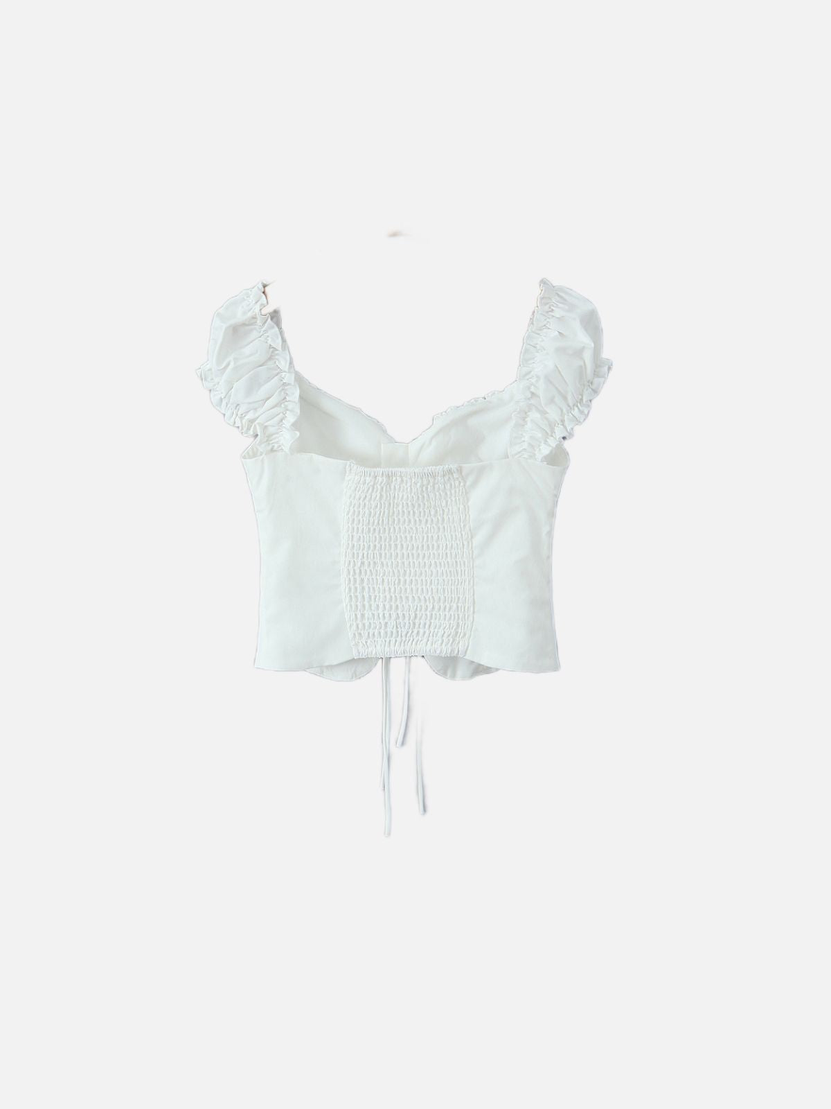 Haaura Watercolor Floral Lace Tie Front Cami Top