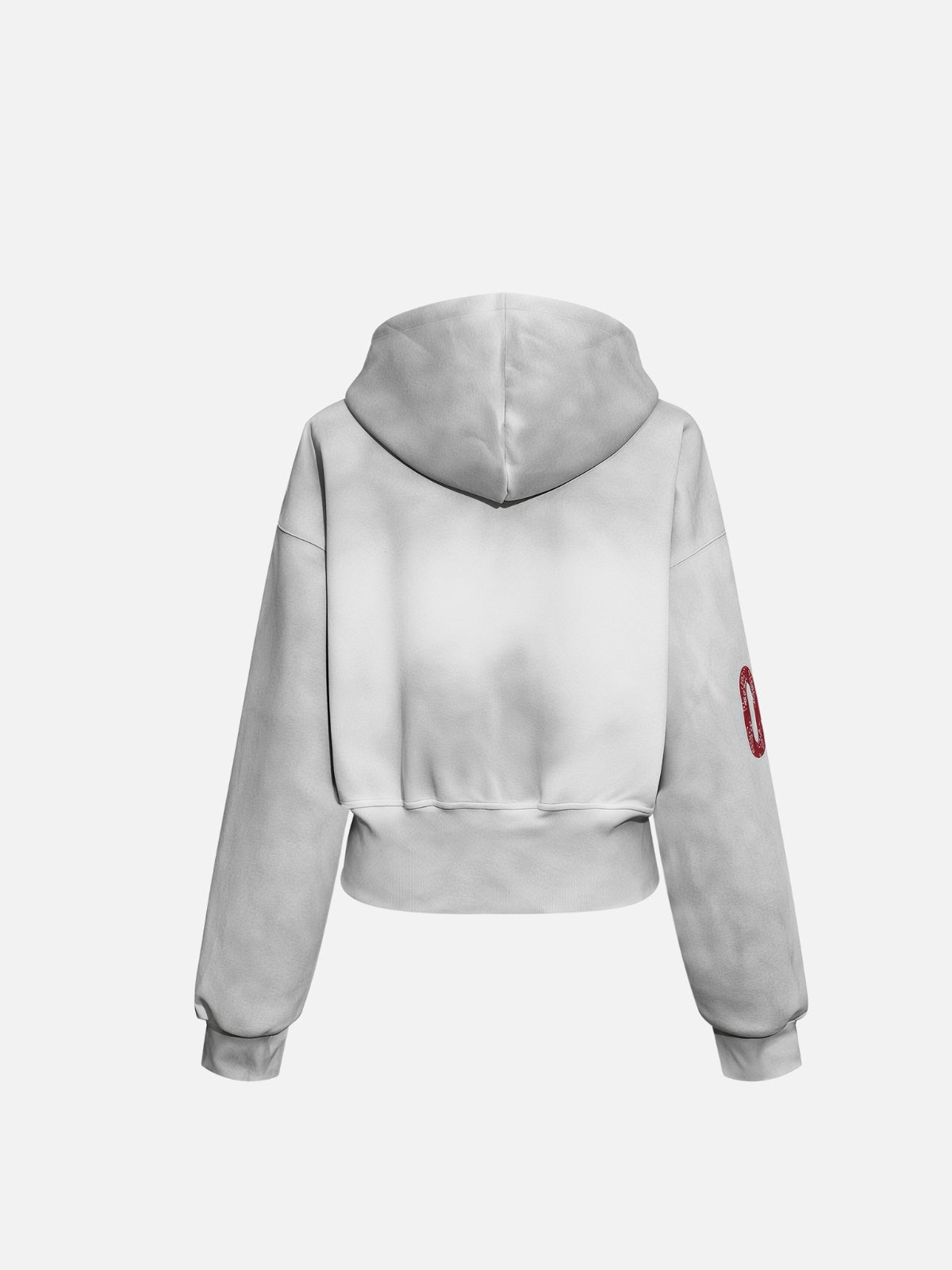 Haaura Embroidered Zip Up Hoodie