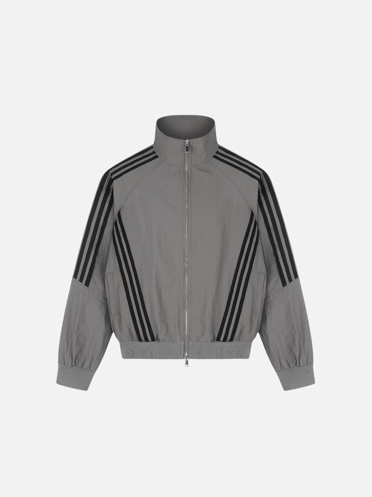 Haaura Contrast Stripe Zip Up Jacket