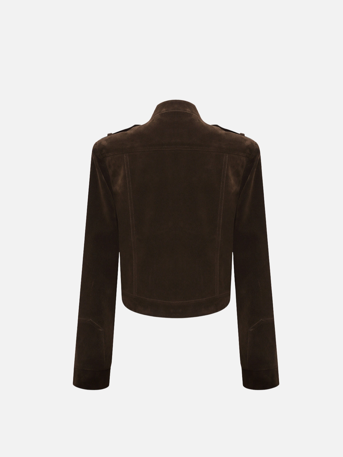 Haaura Suede Asymmetrical Zip Jacket