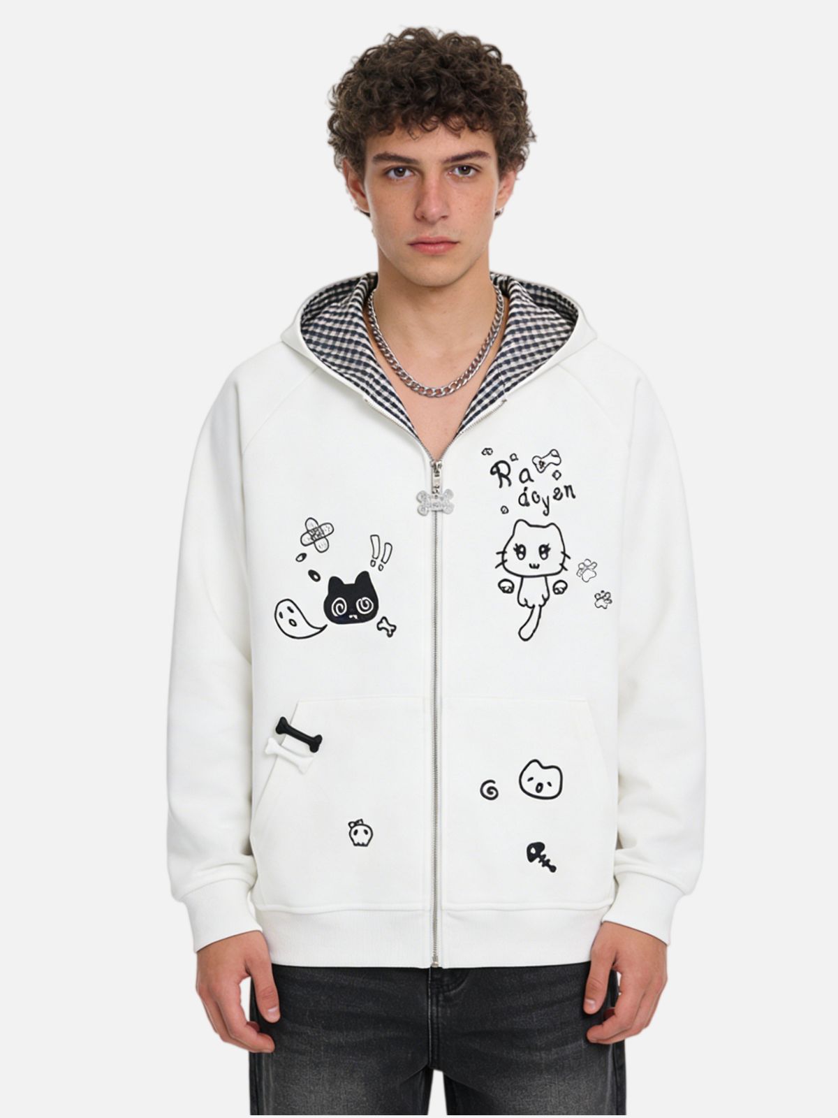 Haaura Spooky Kitten Ear Hoodie