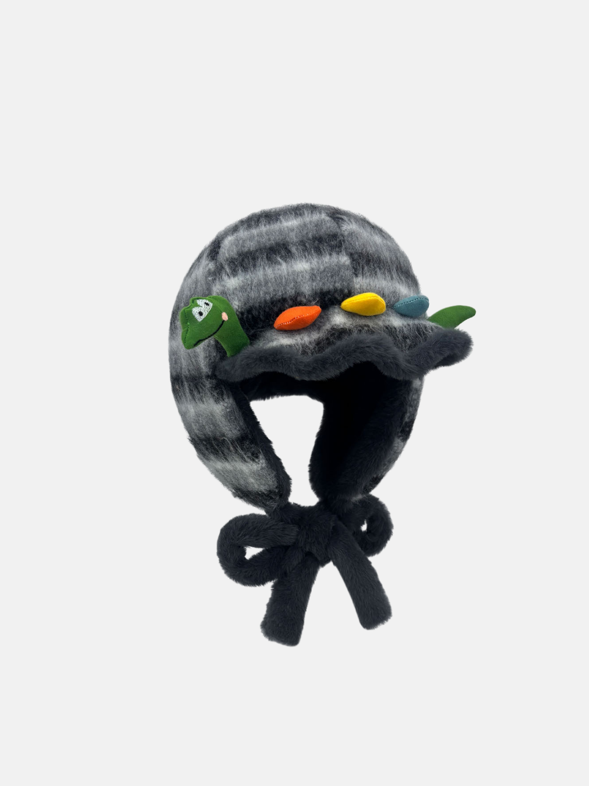 Haaura Dino & Friends Pompom Earflap Hat