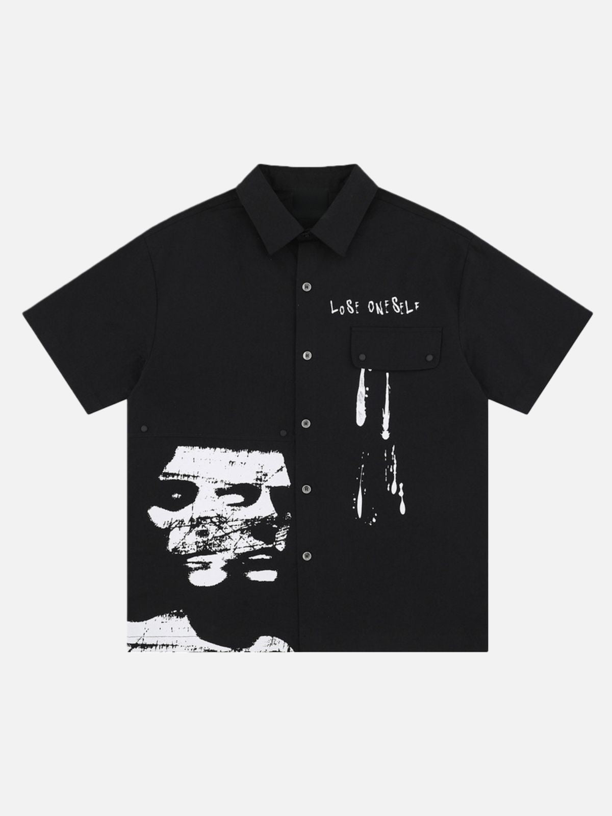 Haaura Abstract Print Shirt