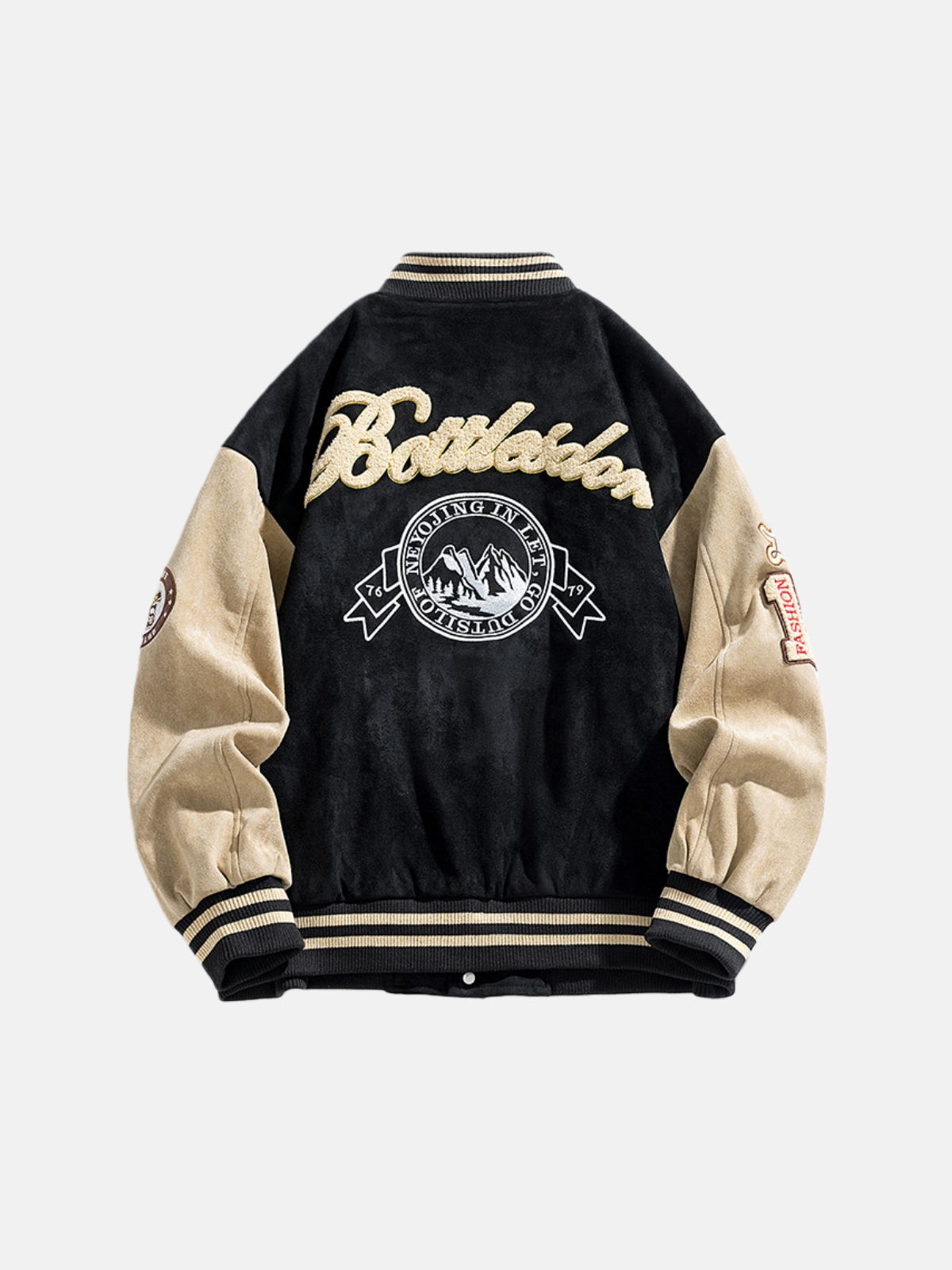 Haaura Suede Varsity Jacket