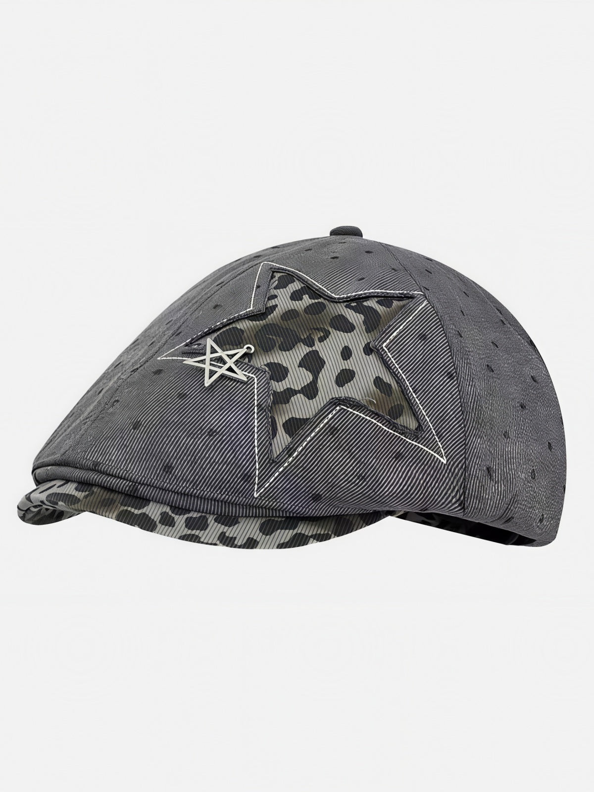 Leopard Star Polka Dot Beret