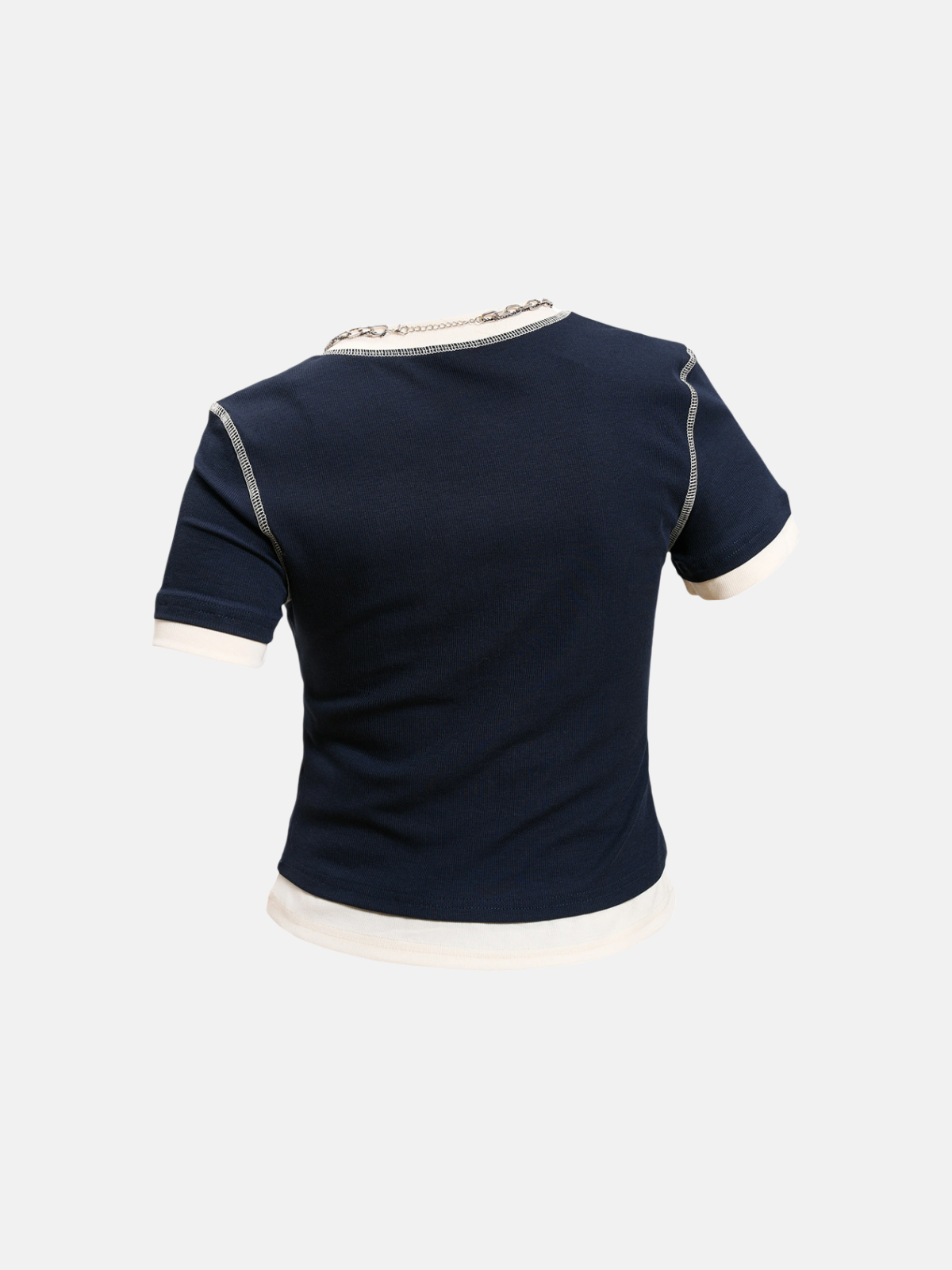 Haaura Layered Chain Henley Tee