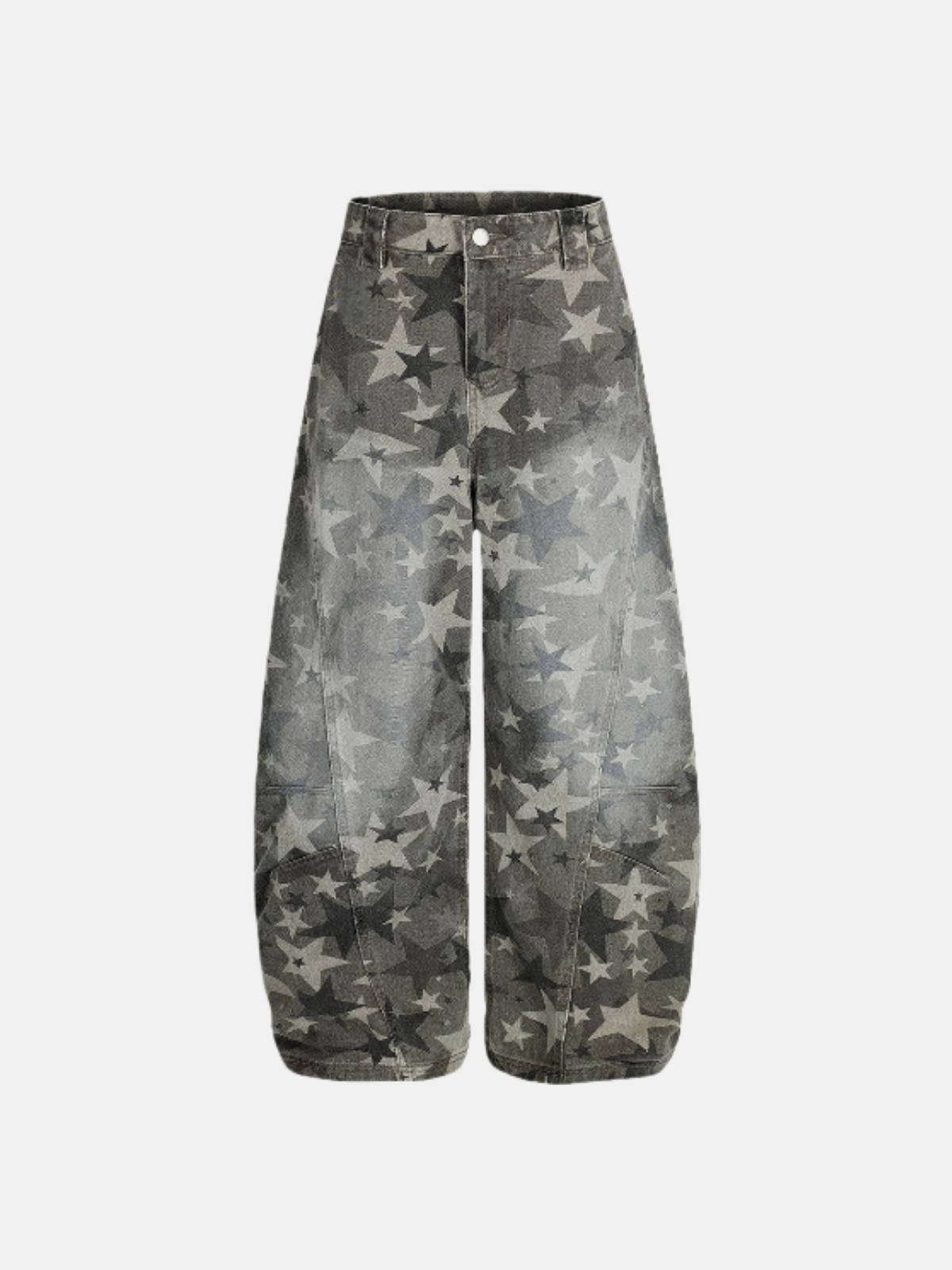 Haaura Camo Star Baaggy Barrel Jeans