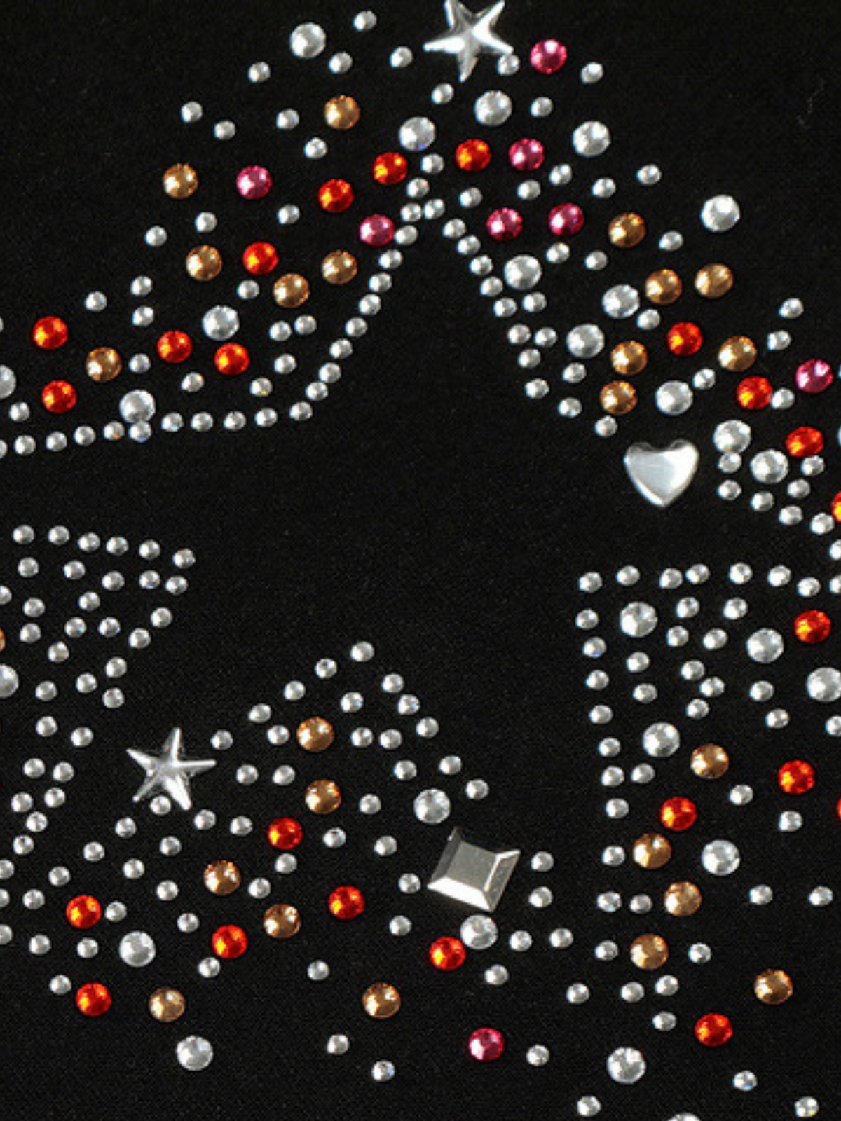 Haaura Rhinestone Star Hoodie