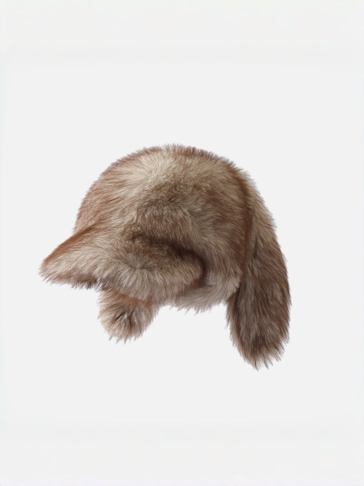 Spotted Fluffy Bunny Ear Hat