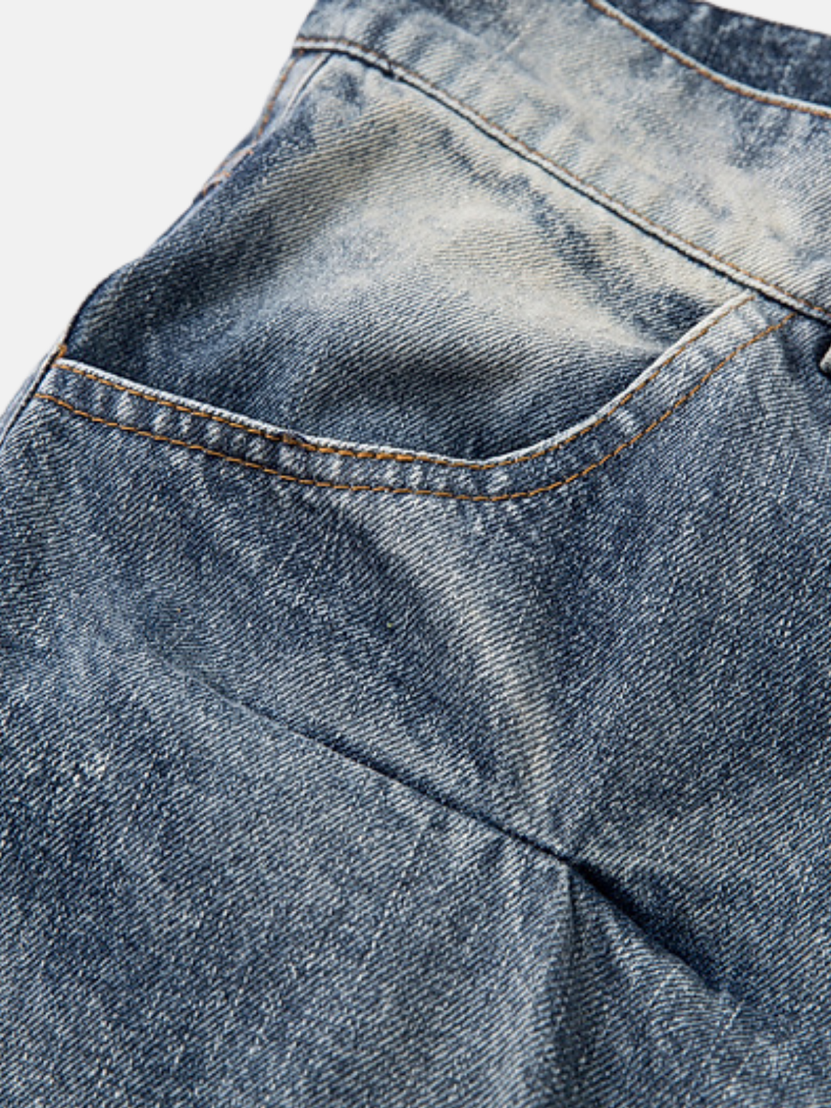 Haaura Textured Wash Super Baggy Jeans