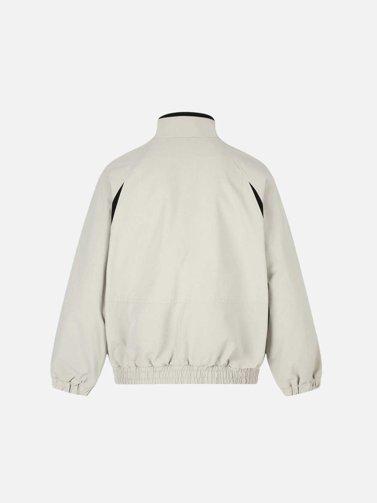 Haaura Contrast Panel Zip Up Jacket