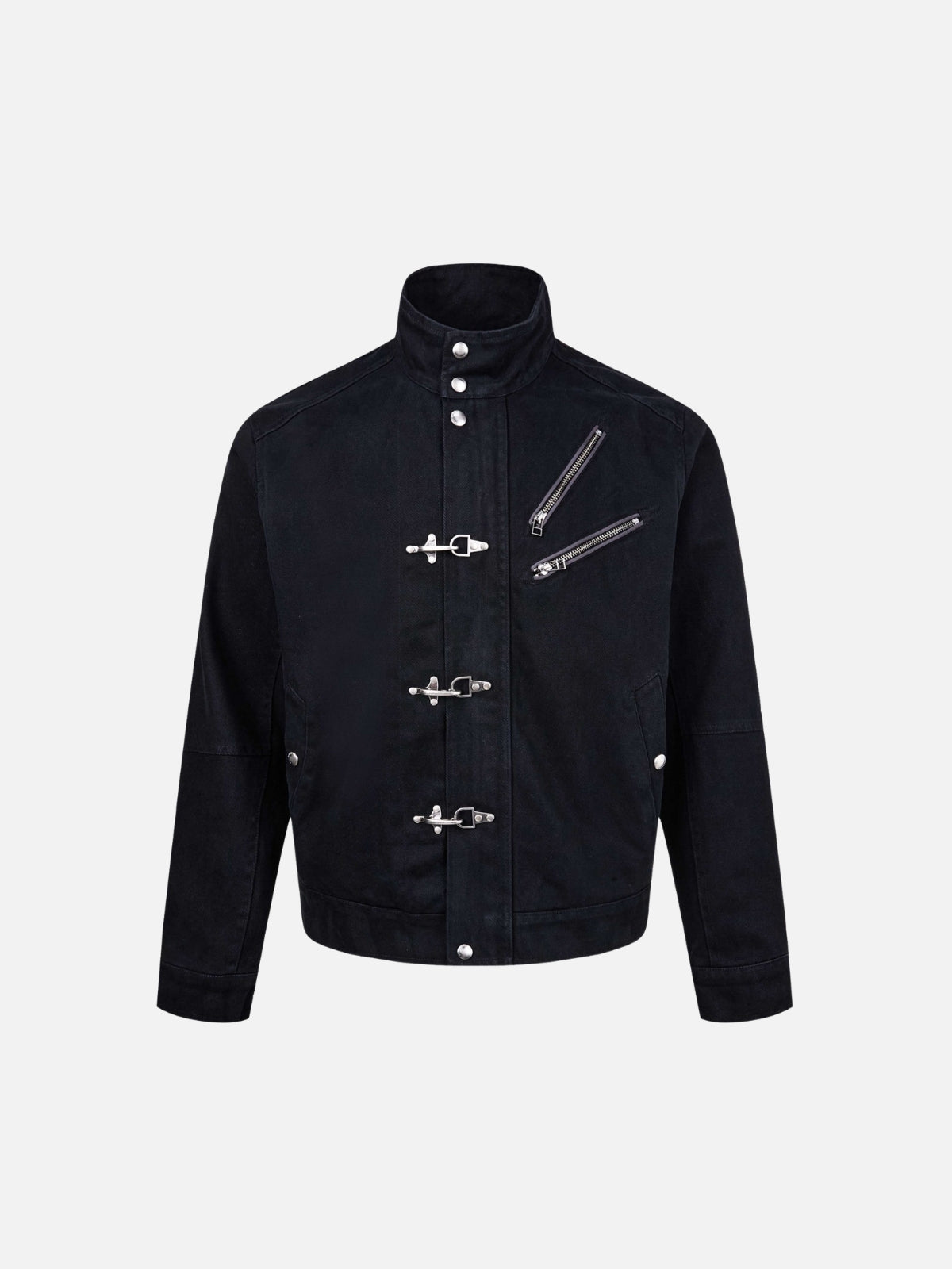 Haaura Fireman Clasp Zip Up Jacket