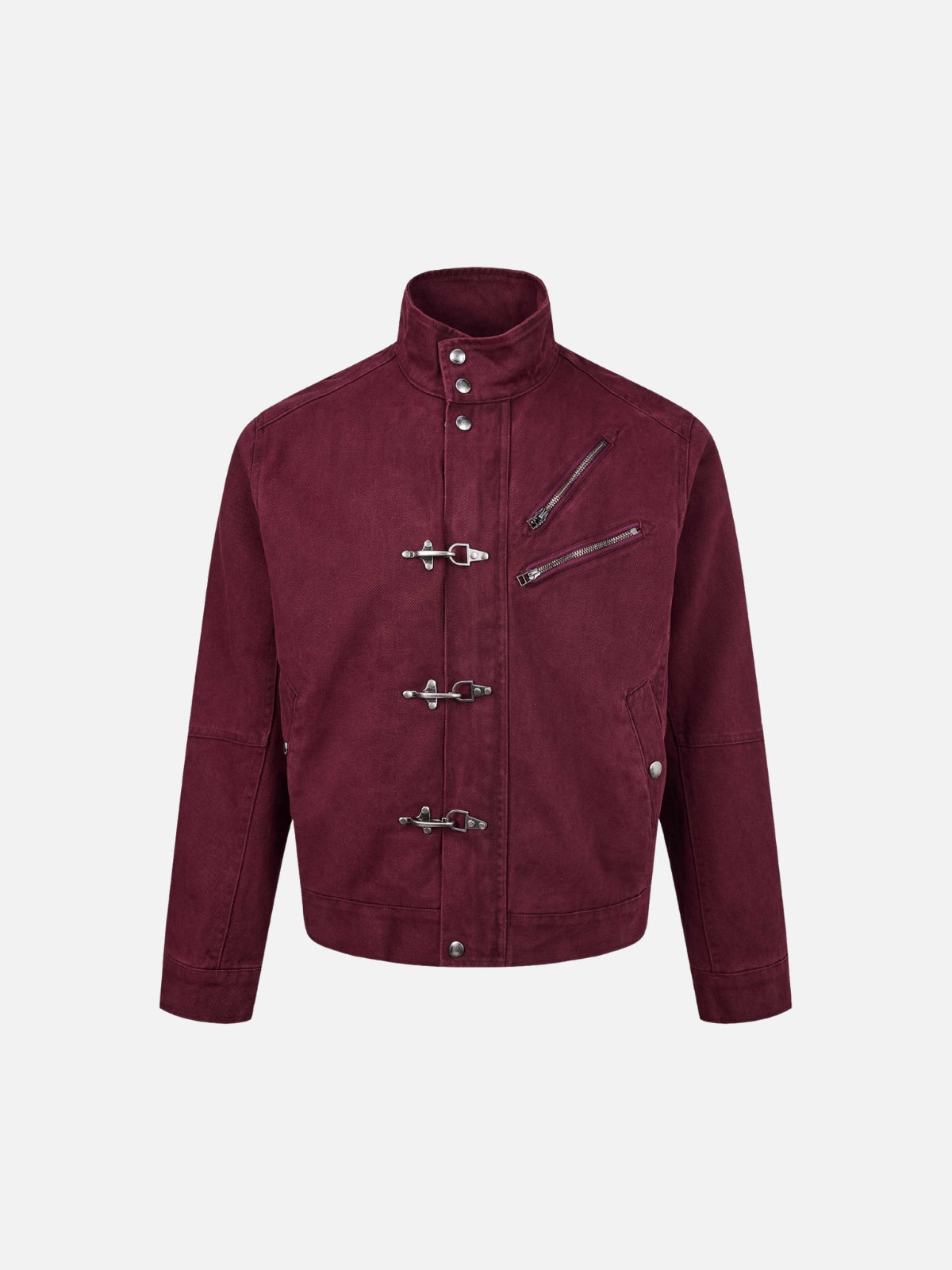 Haaura Fireman Clasp Zip Up Jacket