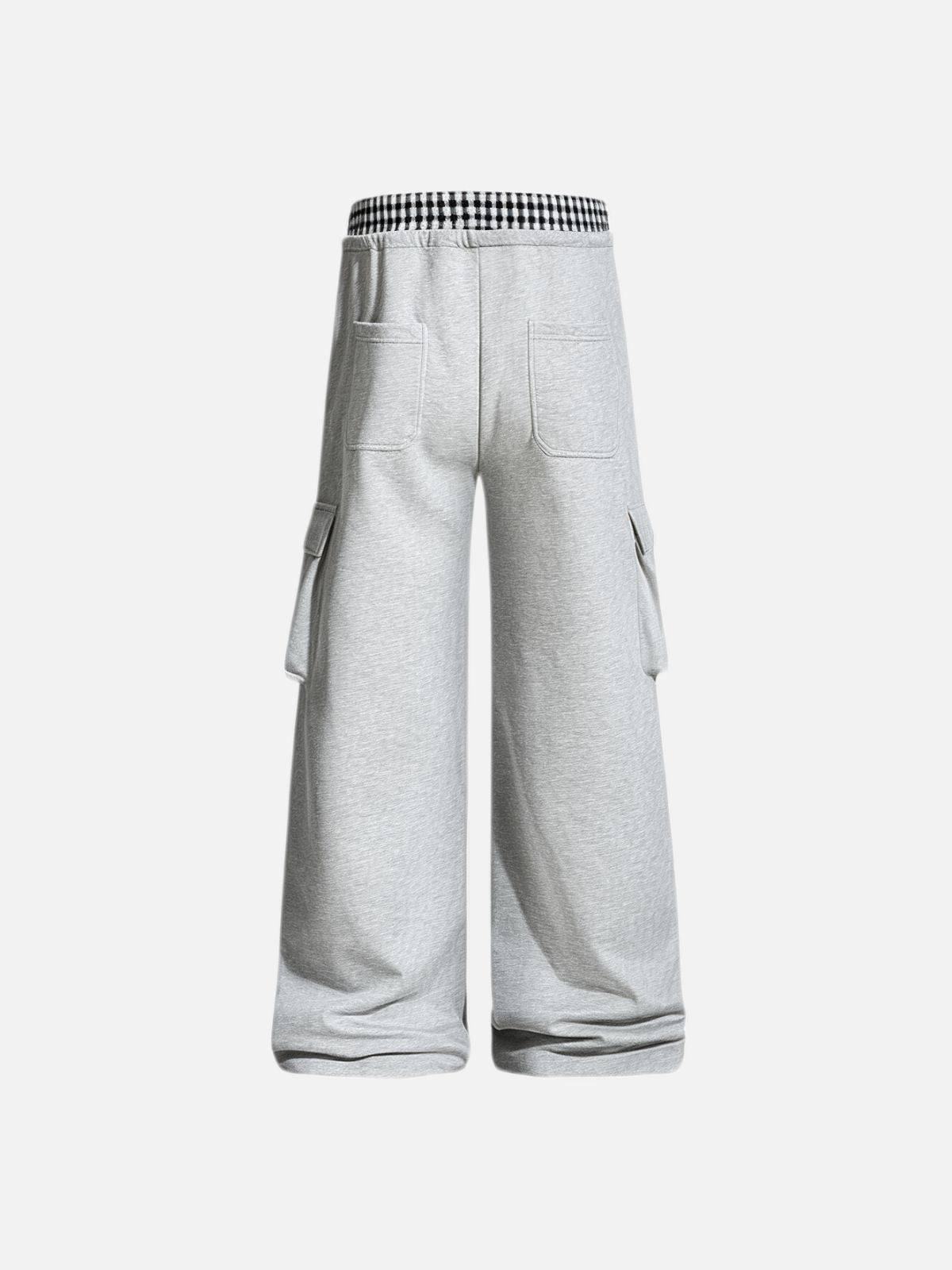 Haaura Checkerboard Waist Sweatpants