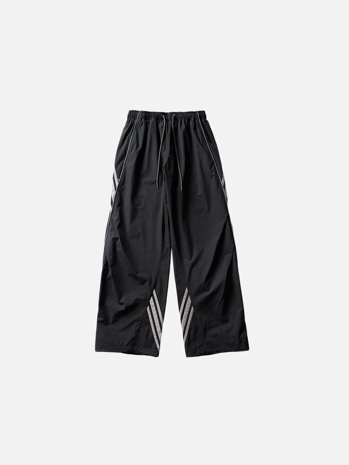 Haaura Baggy Ombre Stripe Patchwork Pants