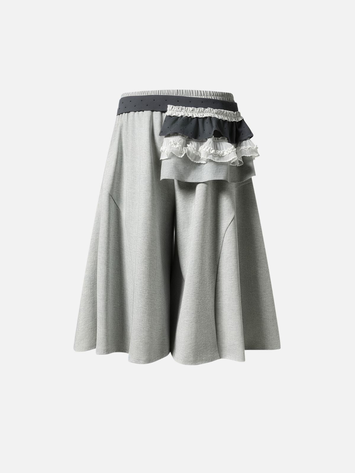 Haaura Lace Patchwork Bow Pants