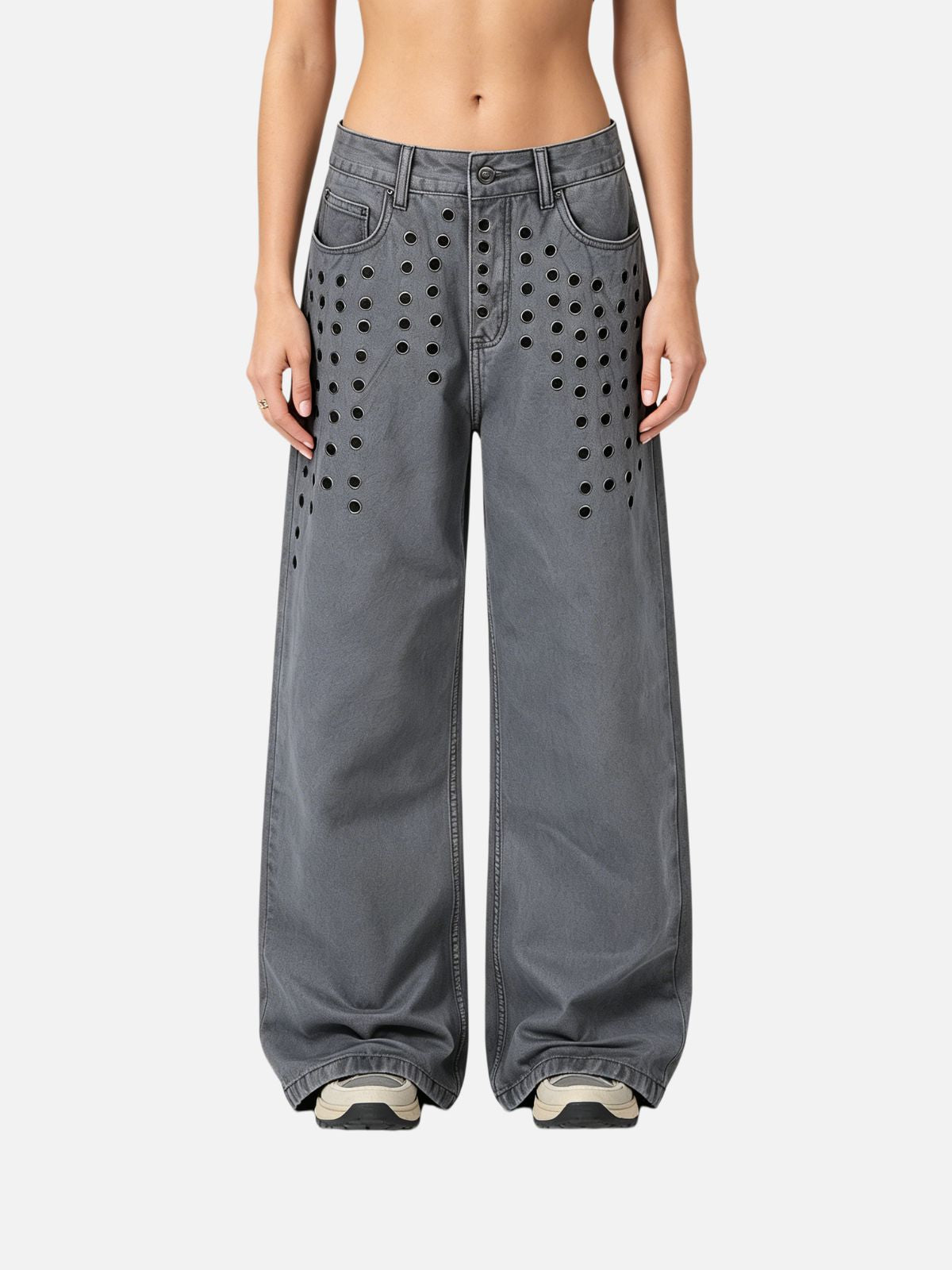Haaura Eyelet Jeans