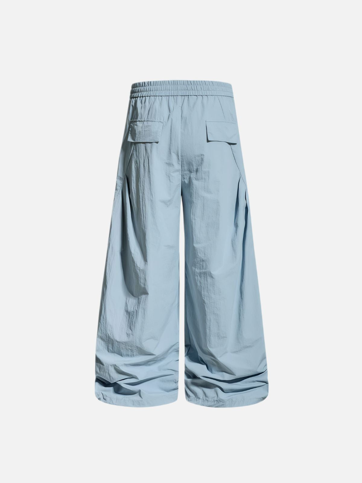 Haaura Pleated Panel Baggy Barrel Pants