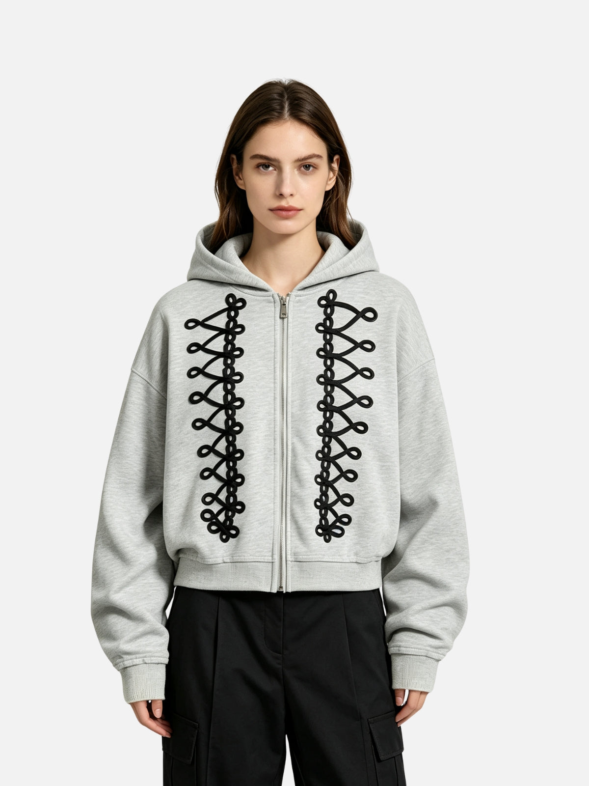 Haaura Napoleon Zip Up Hoodie