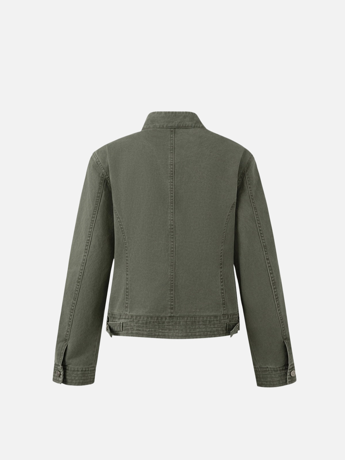 Haaura Military Strap Zip Up Jacket