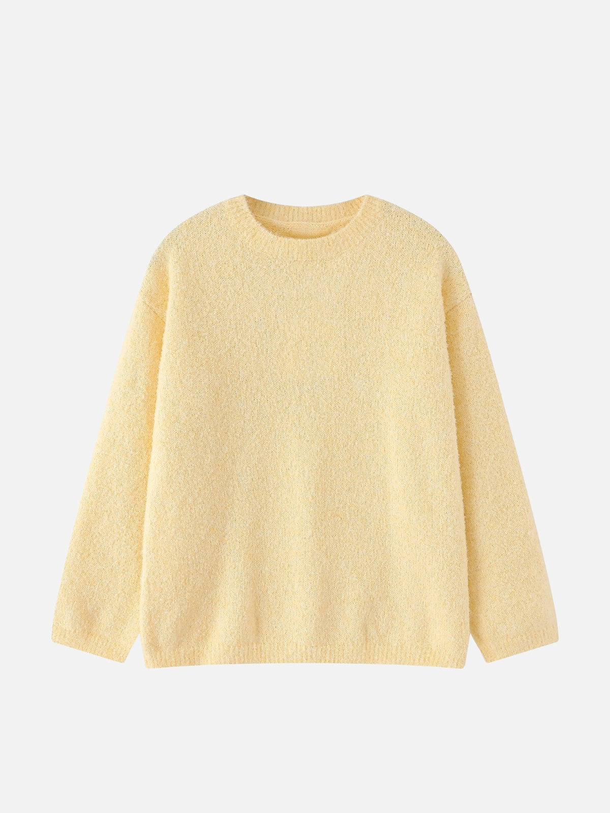 Haaura Solid Crewneck Knit Sweater