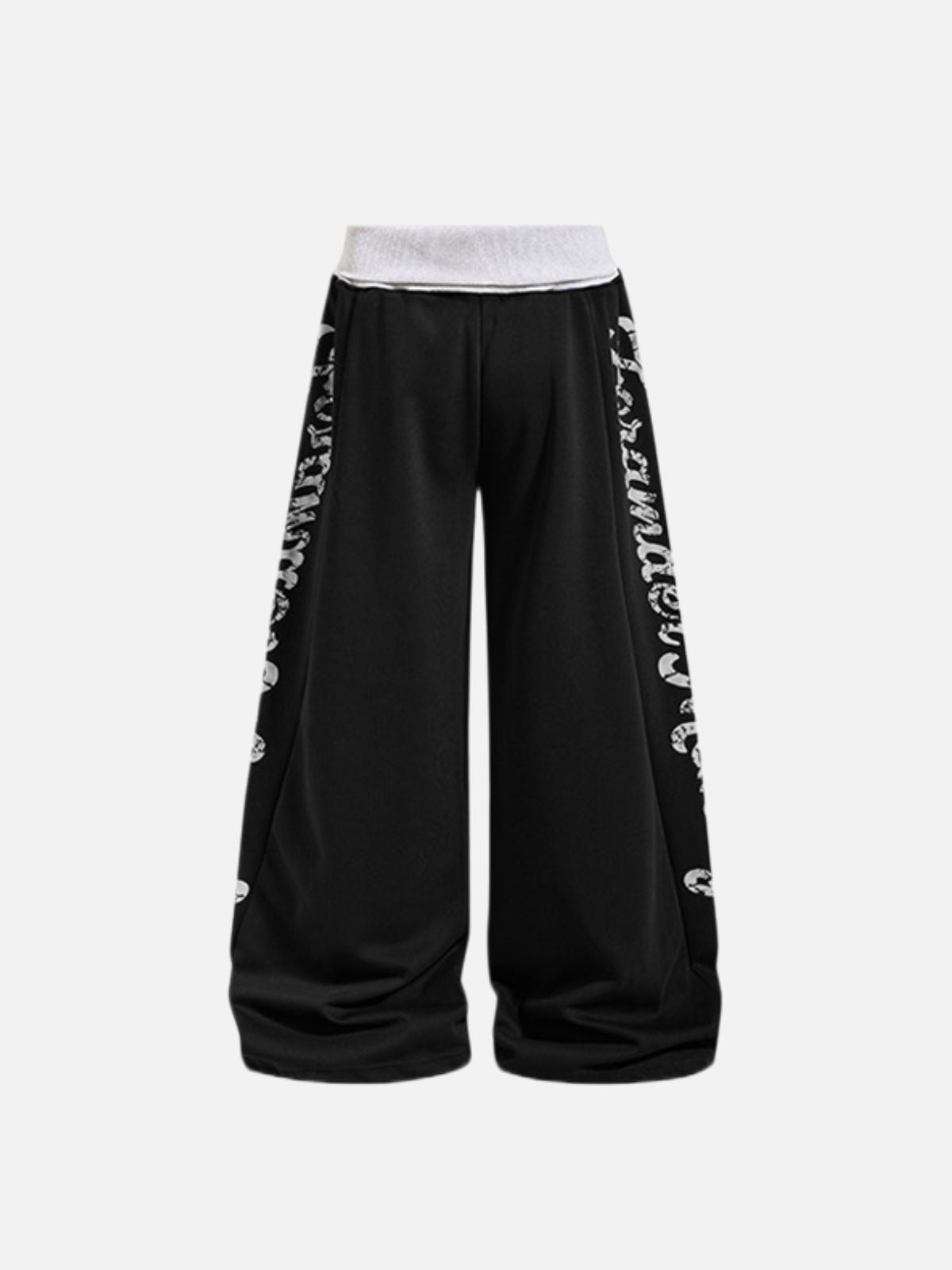 Haaura Contrast Waist Graphic Sweatpants