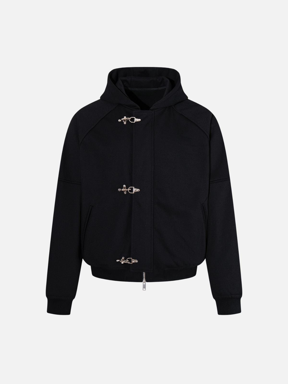 Haaura Fireman Clasp Hooded Jacket