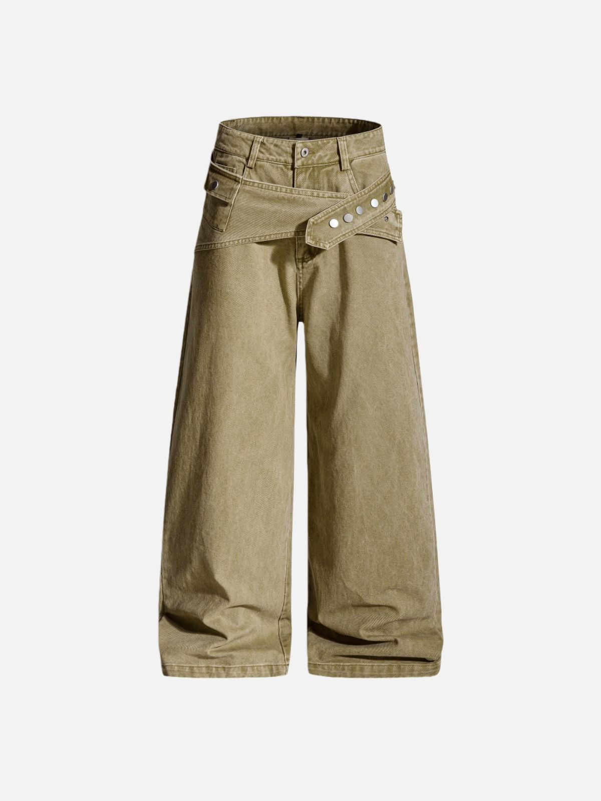 Haaura Belted Baggy Pants