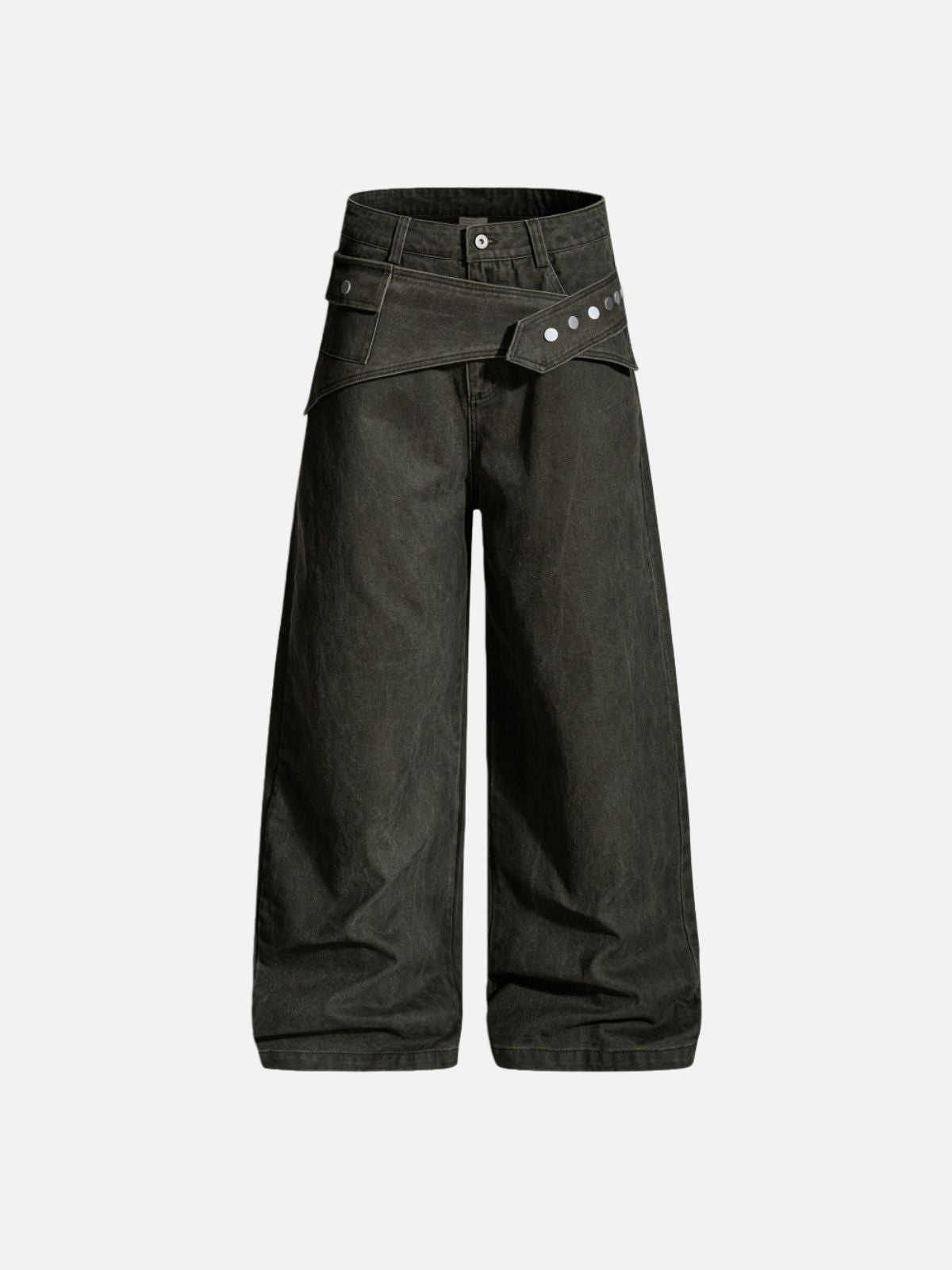 Haaura Belted Baggy Pants