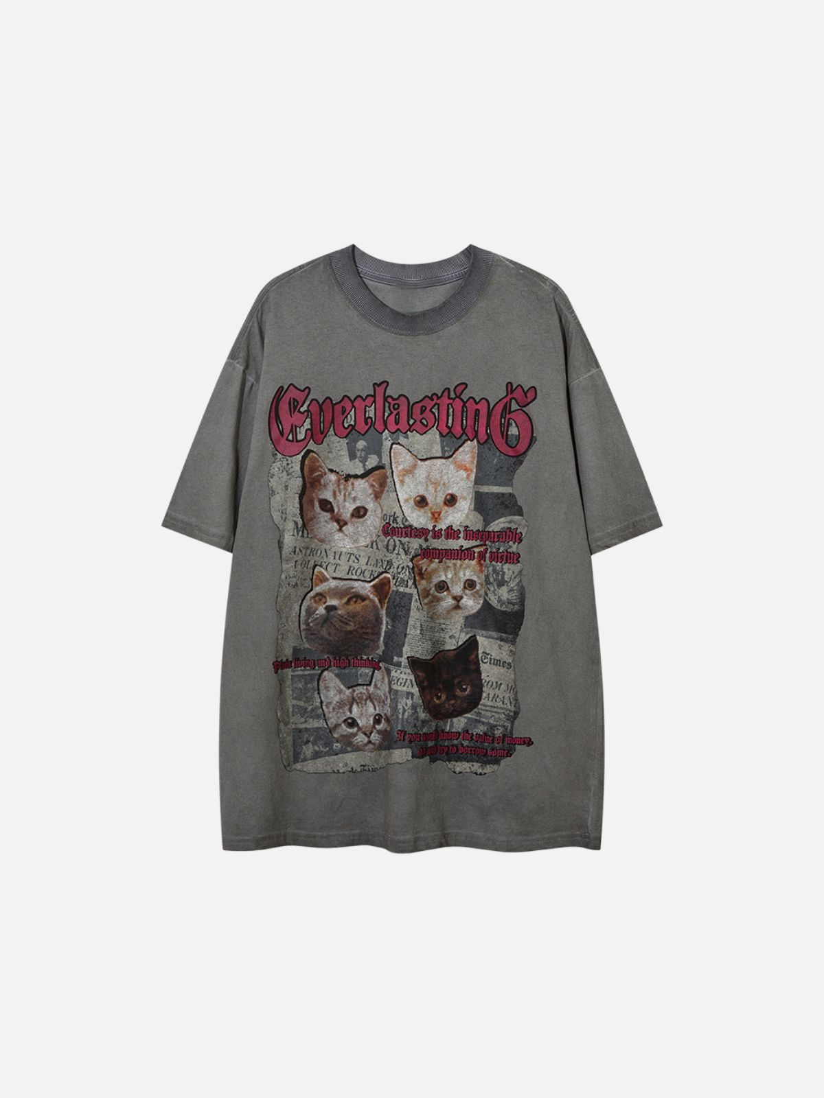 Haaura Everlasting Cat Print Tee